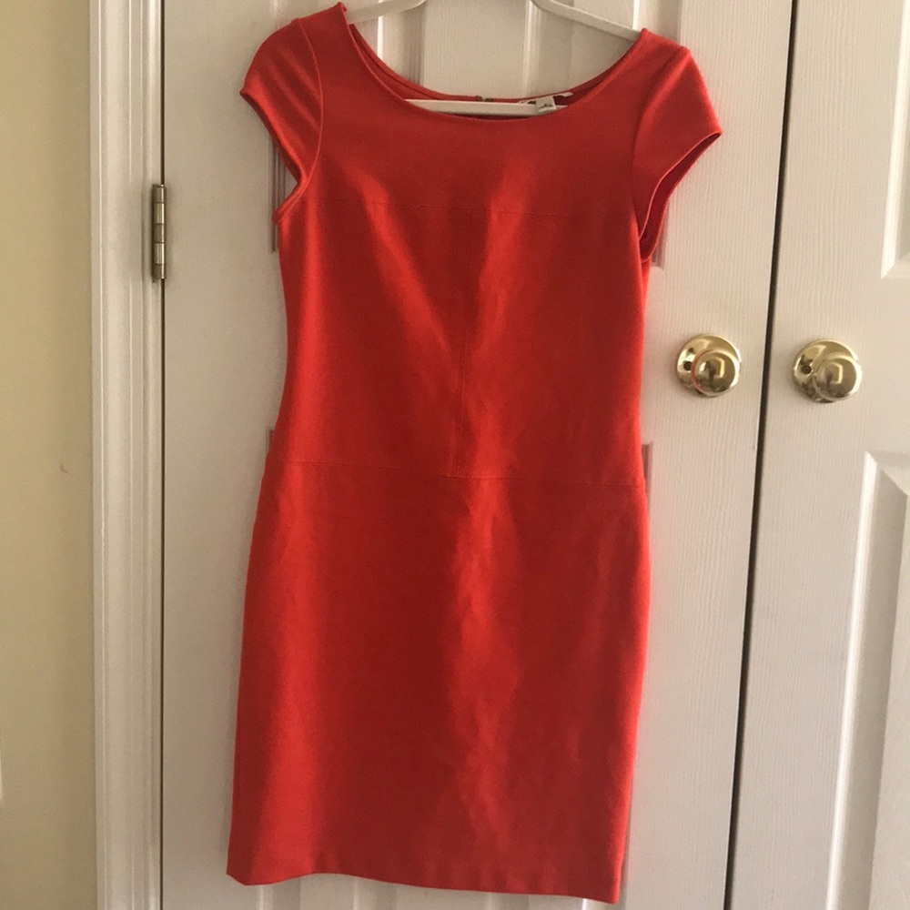 Banana Republic Orange Shift Dress 0